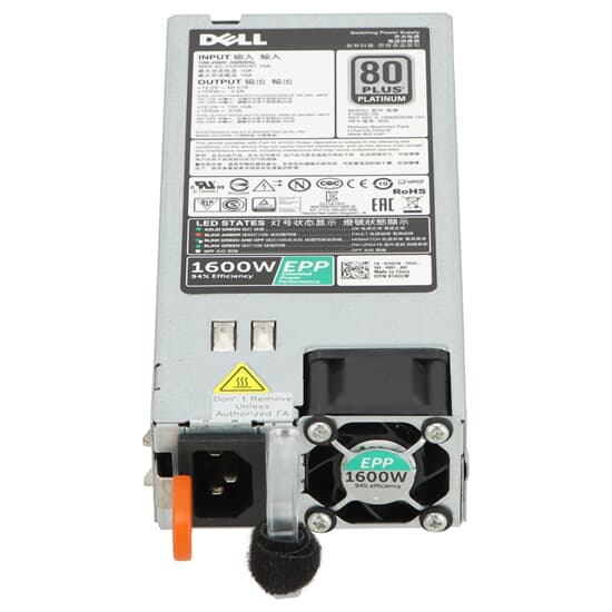 Dell 1600W Platinum 94% Server-Netzteil PowerEdge C4130 - T4GCW 0T4GCW