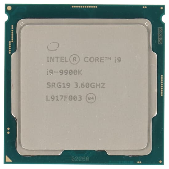 Intel Core i9-9900K 8-Core 3,6GHz 16M 95W FCLGA1151 - SRG19