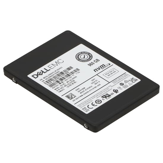 Dell PM9A3 960GB PCIe 4.0 x4 NVME SSD U.2 2.5" - 6HYWM MZ-QL29600
