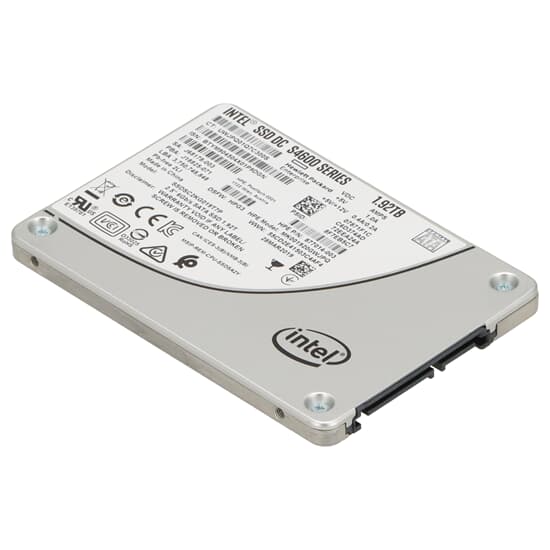 HPE S4600 1,92TB 6G 2,5" SATA SSD - 877014-003 SSDSC2KG019T7P