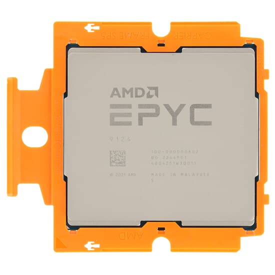 AMD EPYC 9124 CPU 16-Core 3GHz 64MB L3 200W SP5 - 100-000000802
