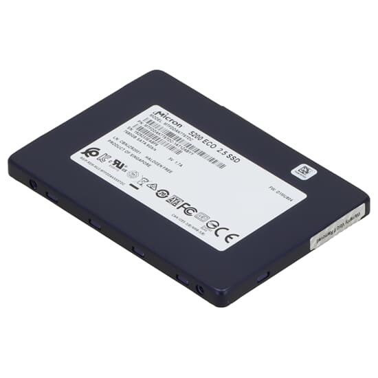 Micron 5200 ECO 7.68TB 6G 2.5" SATA SSD - MTFDDAK7T6TDC-1AT1ZABYY MTFDDAK7T6TDC