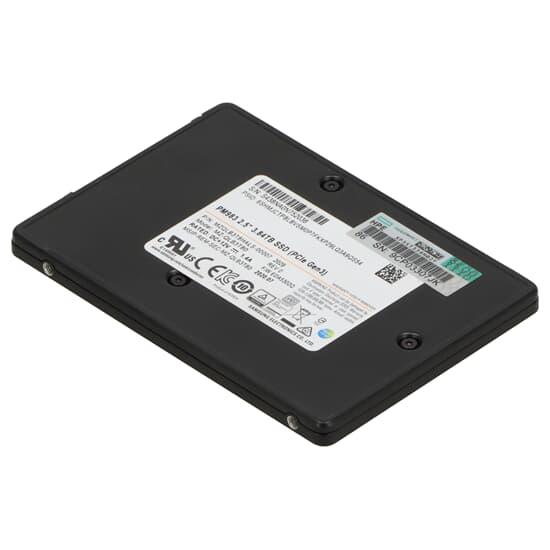 Samsung PM983 3,84TB PCIe 3.0 x4 RI 2,5" NVMe-SSD - MZ-QLB3T80