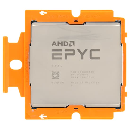 AMD EPYC 9334 CPU 32-core 2.7GHz 128MB L3 210W SP5 - 100-000000800 Vendor locked