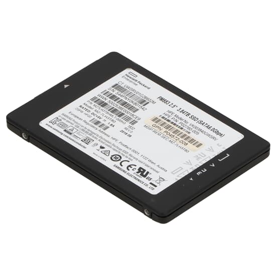 HPE PM883 3.84TB 6G 2.5" SATA SSD - P02760-005 MZ-7LH3T80