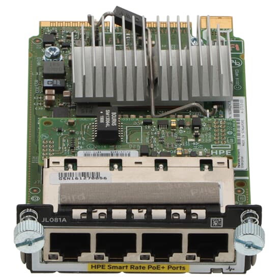 HPE Aruba 3810M/2930M Smart Rate PoE+ Modules 4x 10GbE – JL081A JL081-61001 5066-4319