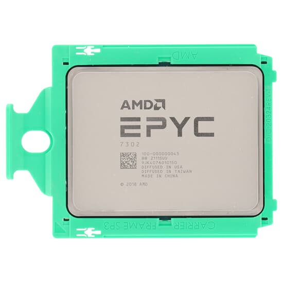 AMD EPYC 7302 16-Core 3GHz 128MB L3 PCIe 4.0 x128 SP3 - 100-000000043 Dell locked