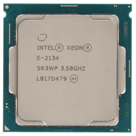 Intel Xeon E-2134 CPU 4-core 3.5GHz 8MB 71W FCLGA1151 - SR3WP
