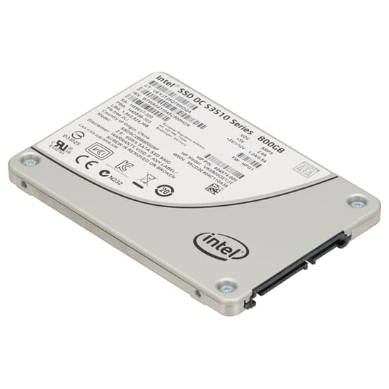 HPE DC S3510 800GB 6G RI 2.5" SATA SSD - 850157-001 SSDSC2BB800G6P