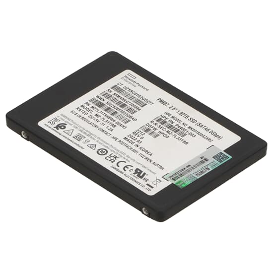 HPE PM897 1.92TB 6G MU 2.5" SATA SSD - P44001-003 P18436-B21 MK001920GZXRC