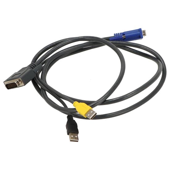 HPE 1x4 KVM Konsolen Kabel USB 1,8m - 438611-002 620-417-507