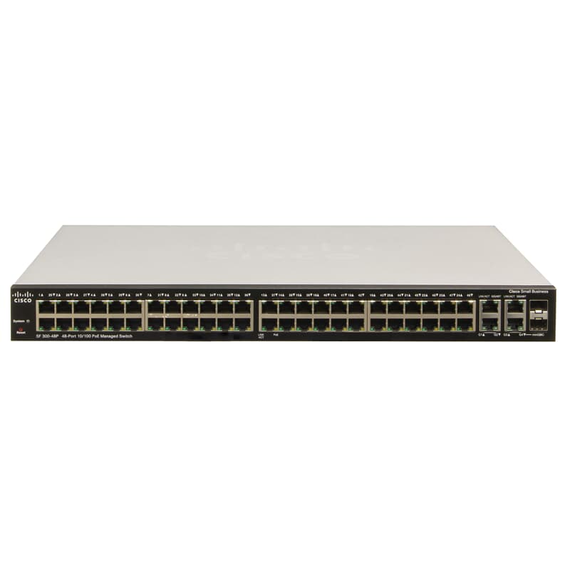 Cisco Switch Small Business SF30048P 48x 100Mbit PoE GEKKO