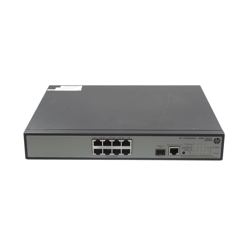 HP Switch 1910 8x 1GbE PoE+ 1x SFP 1GbE - 1910-8G-PoE | GEKKO