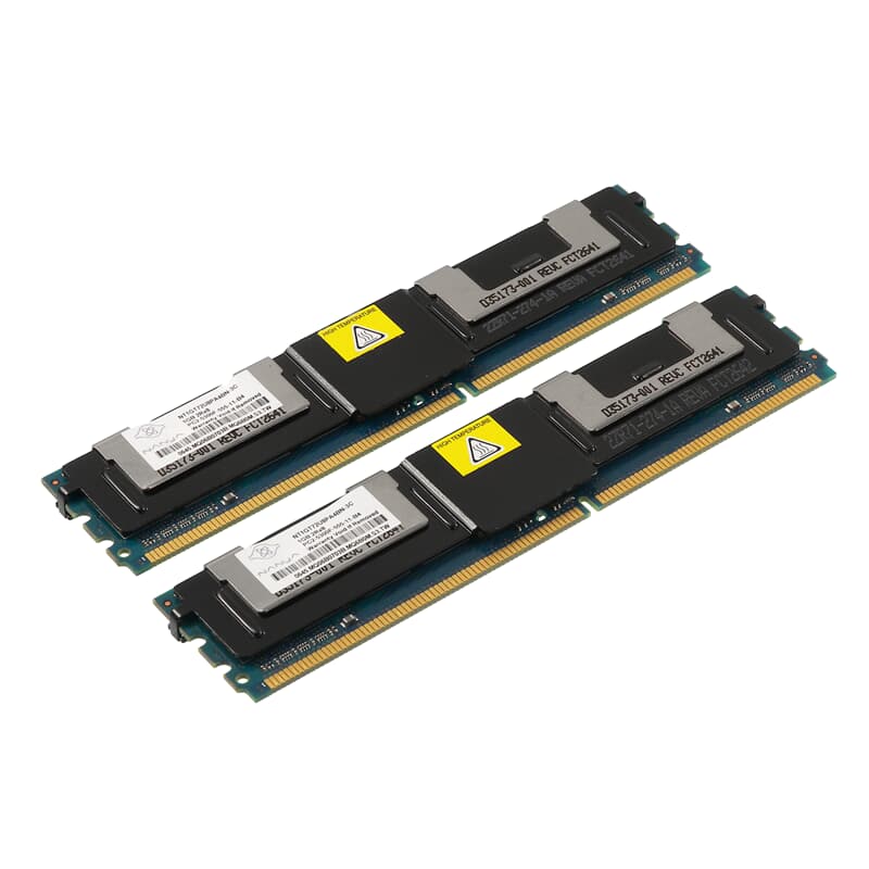 Nanya DDR2-RAM 2GB Kit 2x1GB PC2-5300F ECC 2R | GEKKO