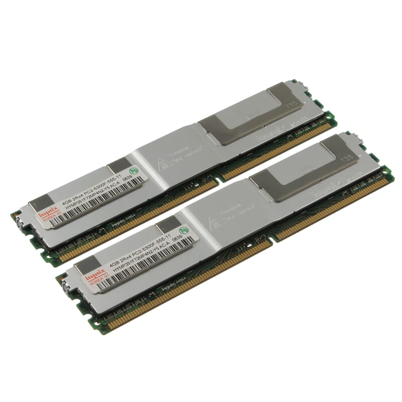 Hynix DDR2-RAM 8GB Kit 2x 4GB PC2-5300F ECC 2R | GEKKO