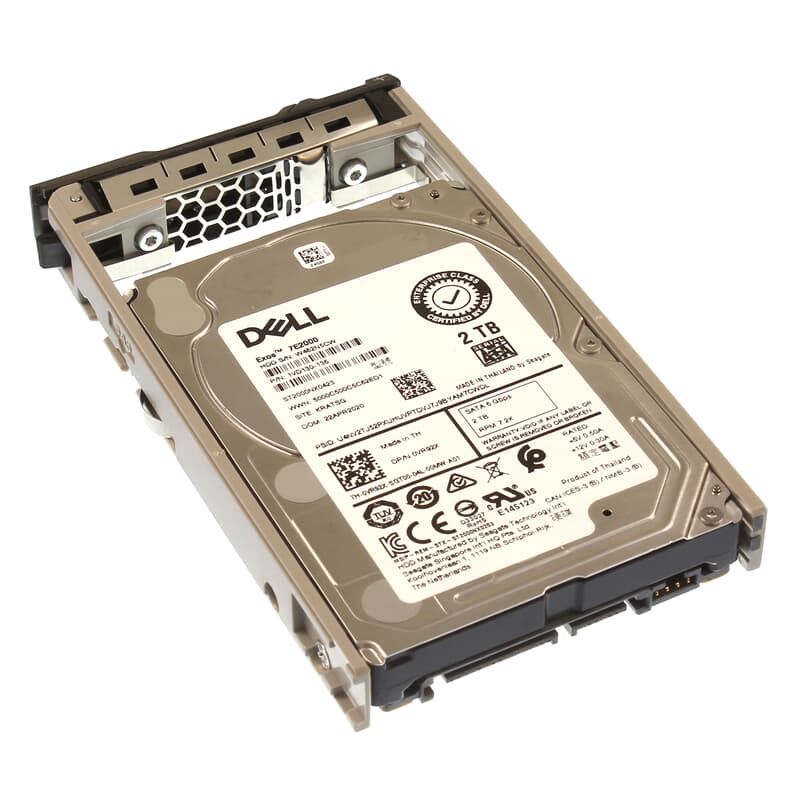 Dell SATA-Festplatte 2TB 7,2k SATA 6G SFF R630 - VR92X | GEKKO
