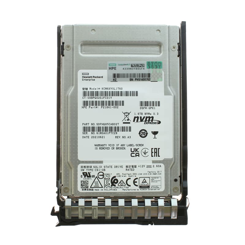 HP P09092-B21 1.6TB SAS MU SFF SC DS SSD - PCパーツ