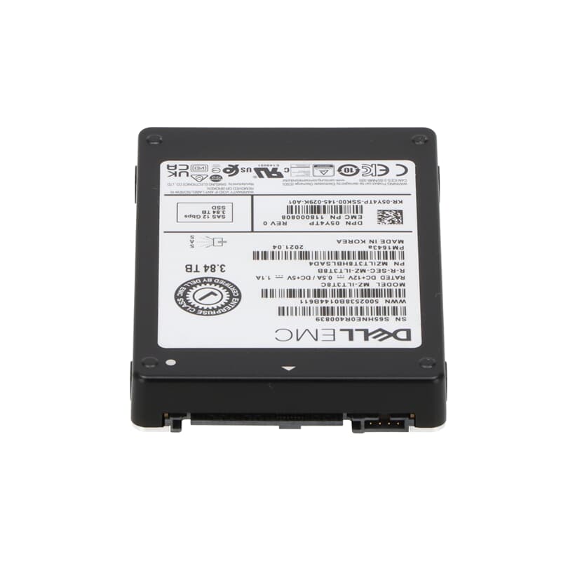 Dell SAS SSD 3,84TB SAS 12G RI 2,5" - 5Y4TP | GEKKO