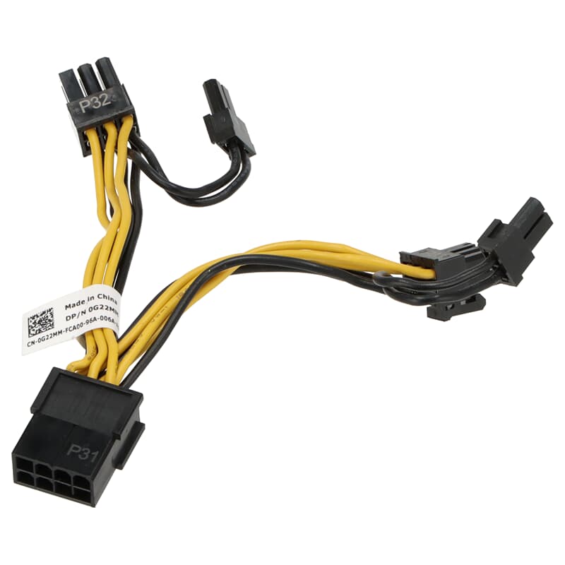 Dell GPU Power Cable 2x 6+2pin to 1x 8pin G22MM GEKKO